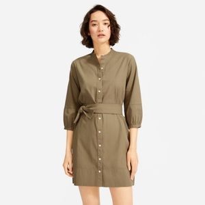 Everlane cotton weave shirtdress size 6